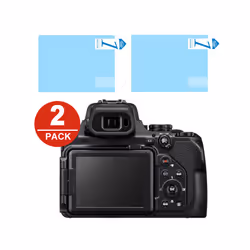 2x LCD Screen Protector Protection for Nikon J5 J4 V3 A1000 A900 B500 B600 B700 P1000 P950 P900 P900S P610 P600 P530 A300 A10 ...
