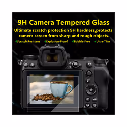 2PCS for Nikon Z6 Z6II Z7 Z7II Camera Protective Self-adhesive Glass Main LCD Display + Film Info Screen Protector Guard Cover  Screen Pr - Z7II Glass