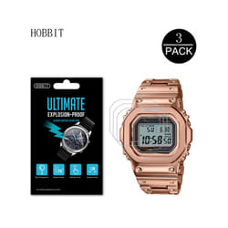3Pcs HD Clear PET Film For Casio C-SHOCK GM-5600 GM5600 GW-B5600 GM-S5600 GMW-B5000 DW-5600 Full Coverage Screen Protector Film  Screen P - DW-5600SKE