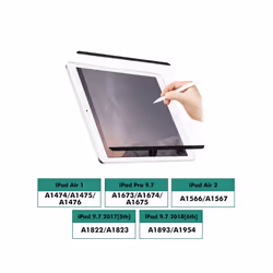 Magnetic Like Paper Screen Protector for iPad Pro 11 12 9 2021 Feel-Paper Screen Protector for iPad Air 4 5 iPad 8 9 Generati ...