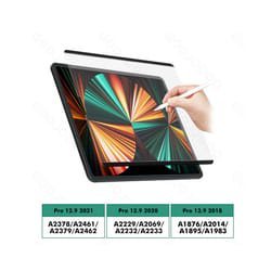 Magnetic Like Paper Screen Protector for iPad Pro 11 12 9 2021 Feel-Paper Screen Protector for iPad Air 4 5 iPad 8 9 Generation - Pro 12.9 2022-2018