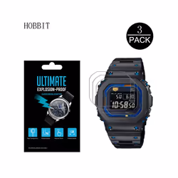 3Pcs Screen Protector Film For Casio G-shock MRG-B5000BA GMW-B5000TVB DW-5600NN G-5600E PET Watch Protective Film Not Glass ...