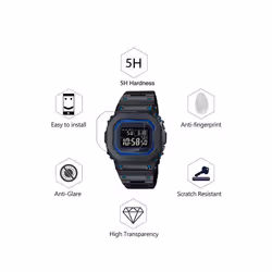 3Pcs Screen Protector Film For Casio G-shock MRG-B5000BA GMW-B5000TVB DW-5600NN G-5600E PET Watch Protective Film Not Glass  Screen Protecto - Gx-56SL