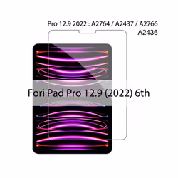 Matte Writing on Paper Screen Protector for iPad Pro 12.9 6th 2022 For iPad Pro 12.9 2021 2020 2018 2017 2015 Paper Feel Film ...