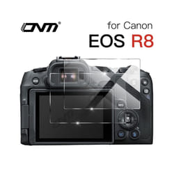 2Pack Tempered Glass for Canon EOS R8 R7 R6 Mark II R50 R10 R5 R3 RP Anti-Scratch Screen Protector Film Camera Protective Glass  Screen Prote - EOS R8