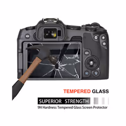 3Pack Tempered Glass for Canon EOS R8 R7 R6 Mark II R50 R10 R5 R3 RP Screen Protector Anti-Scratch Camera Protective Film  Screen Protectors - EOS R5