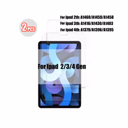 2 pcs Tempered Glass For Ipad Pro 11 12.9 9 10.2 10.5 Air 4 3 2 Tablet Screen Protector For Ipad Mini 6 5 4 3 1 2020 2021 Gla ...