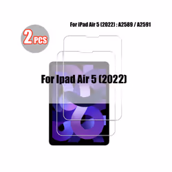 2 pcs Tempered Glass For Ipad Pro 11 12.9 9 10.2 10.5 Air 4 3 2 Tablet Screen Protector For Ipad Mini 6 5 4 3 1 2020 2021 Gla ...