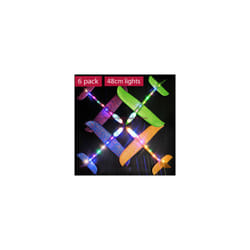 Foam Hand Throwing Airplanes Toy 37cm 48cm Flight Mode Glider Inertia - 48cm6pcs light-1