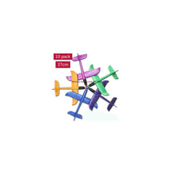 Foam Hand Throwing Airplanes Toy 37cm 48cm Flight Mode Glider Inertia - 37cm10pcs no lights