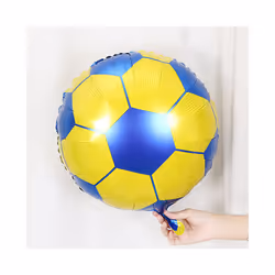 18inch Sports Balloon Football Theme Adult Party Ballon Festival Decoration - 1set, yellow