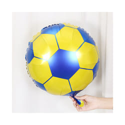 18inch Sports Balloon Football Theme Adult Party Ballon Festival Decoration - 1set, yellow