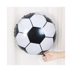 18inch Sports Balloon Football Theme Adult Party Ballon Festival Decoration - 1set, black