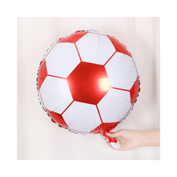 18inch Sports Balloon Football Theme Adult Party Ballon Festival Decoration - 1set, red
