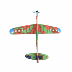 12Pcs DIY Aircraft Flying Glider Toy Planes Airplane Hand Throw Children - Random Color, China