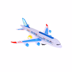 New DIY Assembly Airbus Aircraft Autopilot Flash Sound Aircraft Music - random color