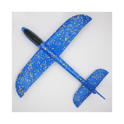 48 CM Hand Throw Airplane EPP Foam Launch fly Glider Planes Model Aircraft - WJ02-blue