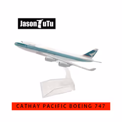 JASON TUTU 16cm Cathay Pacific Airbus A350 Airplane Model Plane Model - Cathay Pacific B747, China