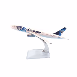 1/400 16cm A330 Kids Plane Model Toy Diacast Airliner Plane Model Collectible - Egypt B777