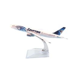 1/400 16cm A330 Kids Plane Model Toy Diacast Airliner Plane Model Collectible - Egypt B777