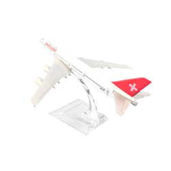 1/400 16cm A330 Kids Plane Model Toy Diacast Airliner Plane Model Collectible - Swiss B747-400