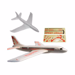 49*45cm Children Hand Throw Flying Glider Planes Toys Kids Foam Aeroplane - Red