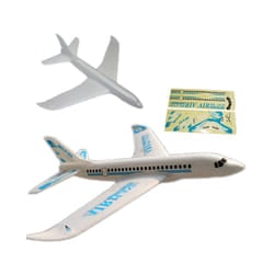 49*45cm Children Hand Throw Flying Glider Planes Toys Kids Foam Aeroplane - Blue