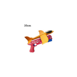 Catapult Plane Airplane Launcher Gun Toy Set Outdoor Aircraft for Children - yellow plane set