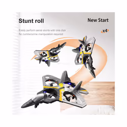 V17 RC Remote Control Airplane 2.4G Remote Control Fighter Hobby Plane - only 1 battery