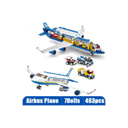 City High-tech Airport Airbus Airplane Aircraft Plane Brinquedos Avion - 463pcs no box