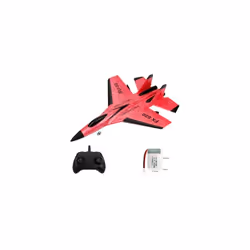 New 2.4G SU-35 RC Plane RC Model Gliders With Remote Control Drone RTF - Red 1 B
