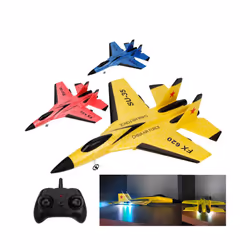 New 2.4G SU-35 RC Plane RC Model Gliders With Remote Control Drone RTF - Blue 1 B