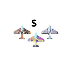 Large Airplane Launcher Bubble Catapult With 6 Small Plane Toy Funny Airplane - S 3pcs plane