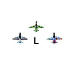 Large Airplane Launcher Bubble Catapult With 6 Small Plane Toy Funny Airplane - L 3pcs plane