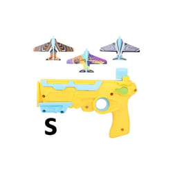 Large Airplane Launcher Bubble Catapult With 6 Small Plane Toy Funny Airplane - S gun and 3pcs plane