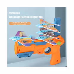 Large Airplane Launcher Bubble Catapult With 6 Small Plane Toy Funny Airplane - L with gift box