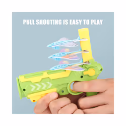 Large Airplane Launcher Bubble Catapult With 6 Small Plane Toy Funny Airplane - L with gift box