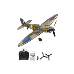 FREMEGO 400mm Zero/BF109/Spitfire/P40/P51D Mustang/F4U Corsair 4-Ch RC - Spitfire rc plane