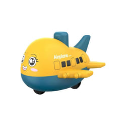 Push And Go Airplane Toy Kids Mechanical Sliding Clockwork Plane Toy Toy - yellow, United States