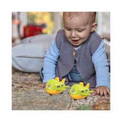 Push And Go Airplane Toy Kids Mechanical Sliding Clockwork Plane Toy Toy - Orange, France