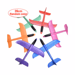 Foam Plane Launcher For Children 8-12M Airplane Gun Catapult Kids Outdoor - Plane-35cm