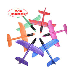 Foam Plane Launcher For Children 8-12M Airplane Gun Catapult Kids Outdoor - Plane-35cm