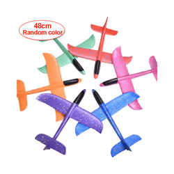 Foam Plane Launcher For Children 8-12M Airplane Gun Catapult Kids Outdoor - Plane-48cm