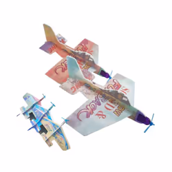 5PCs Hand Throw 360  Magic Circulator Flying Airplane Outdoor Sports - 4