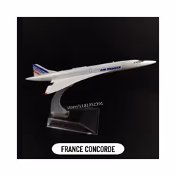 Scale 1:400 Metal Aircraft Replica DHL Boeing 757 Airplane Diecast Model - 158.France concorde