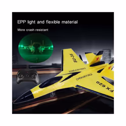 2.4G Glider RC Drone Flanker-E SU35 Fixed Wing Airplane Remote Control - Yellow