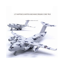 Aircraft Fighter Flying Planes Aeroplane Toy Airplane Model 22CM Alloy - grey