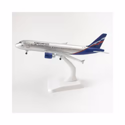 Toy Plane Model 20cm Scale 1:350 Aeroflot A320 A380 Metal Diecast Airplane - With Box-A320