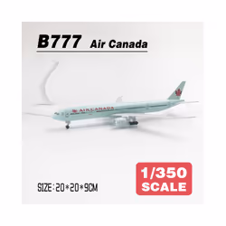 Toy Plane Model 20cm Scale 1:350 Turkish Airlines B777 Metal Diecast Airplane - With Box-B777