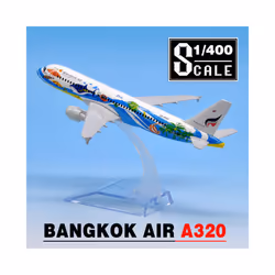 Scale 1:400 AirAsia Airbus A340 A320 Metal Diecast Airplane Plane Model - A320, China